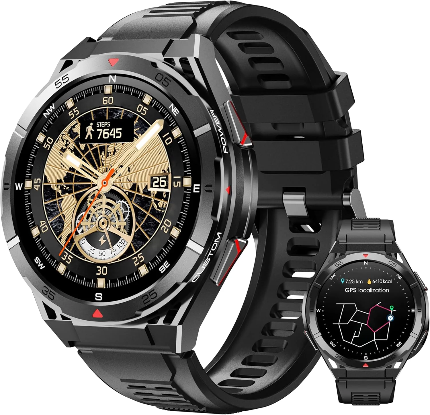 Smartwatch X2 - YTOM Premium GPS Smart Watch Display