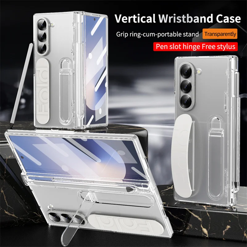 Screen Protector Film - Custodia per telefono con cerniera per