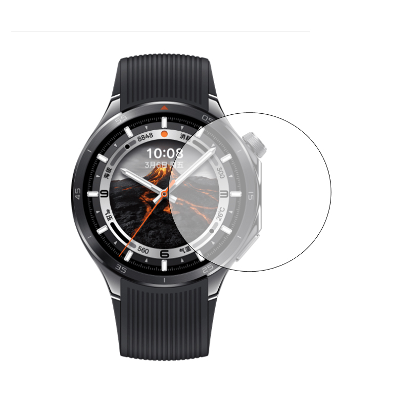 Smartwatch X2 - Pellicola protettiva trasparente in vetro duro