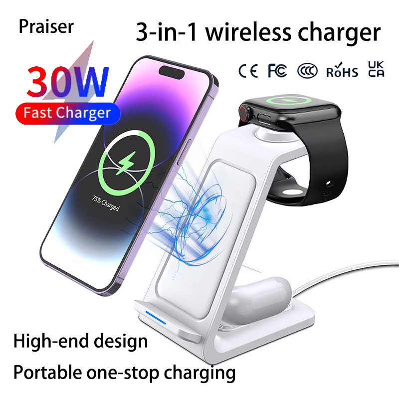 Watch Charger Cable - Base di ricarica wireless 3 in