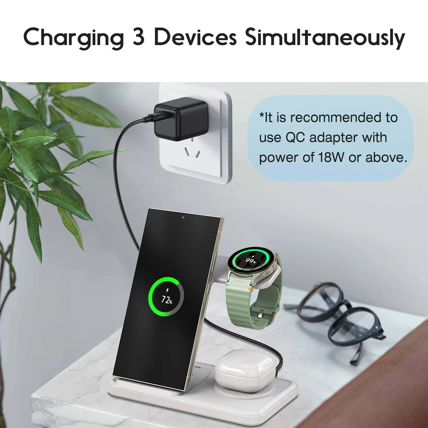 Stazione di ricarica wireless  - Watch Charger Cable recensione e prezzo