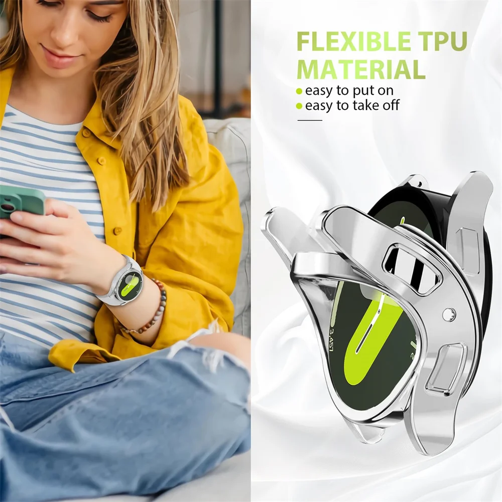 Nuovo Placcatura Custodia in T - Accessories For Galaxy Watch 5 recensione e prezzo