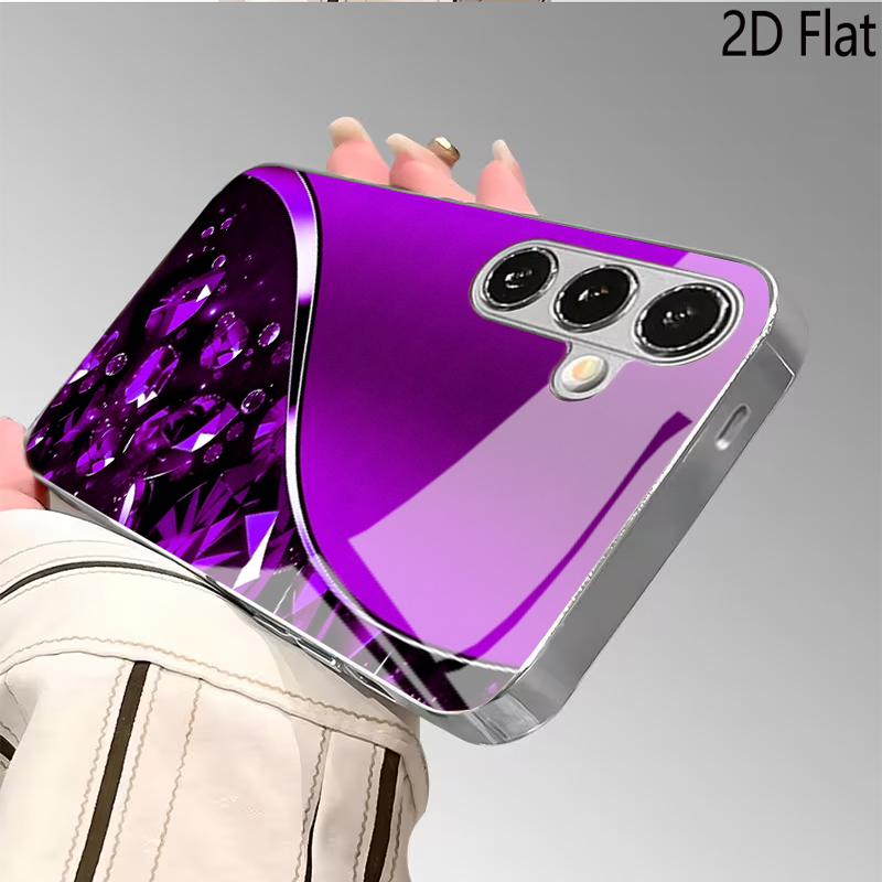 Sfondo con Gemme Viola per Sam - Samsung Galaxy A55 recensione e prezzo