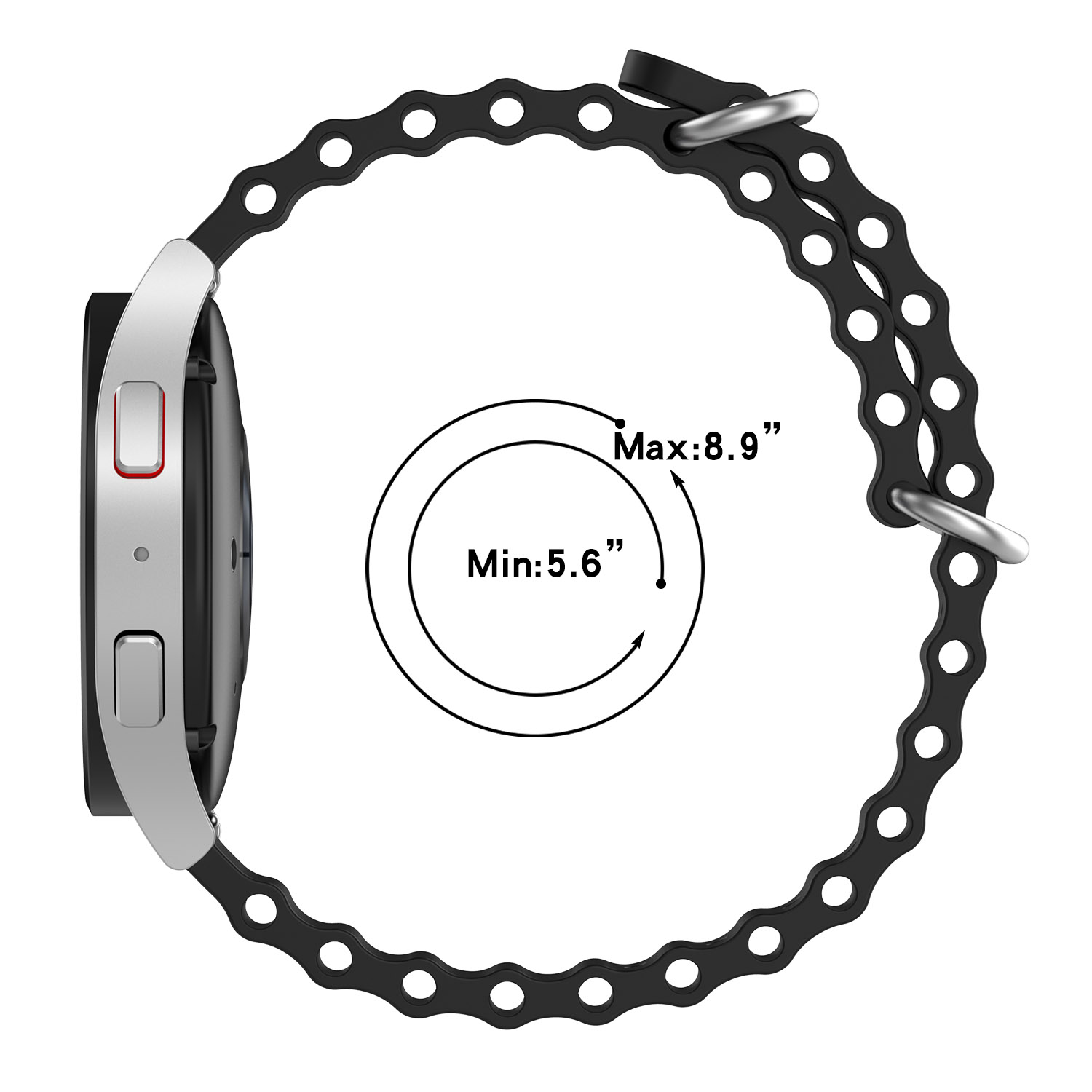 Cinturino oceano da 22 mm per  - Smartwatch X2 recensione e prezzo